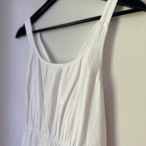 J Crew White Sleeveless Dress